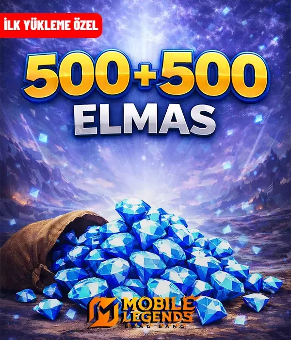 Mobile Legends 500+(500 Bonus) Elmas
