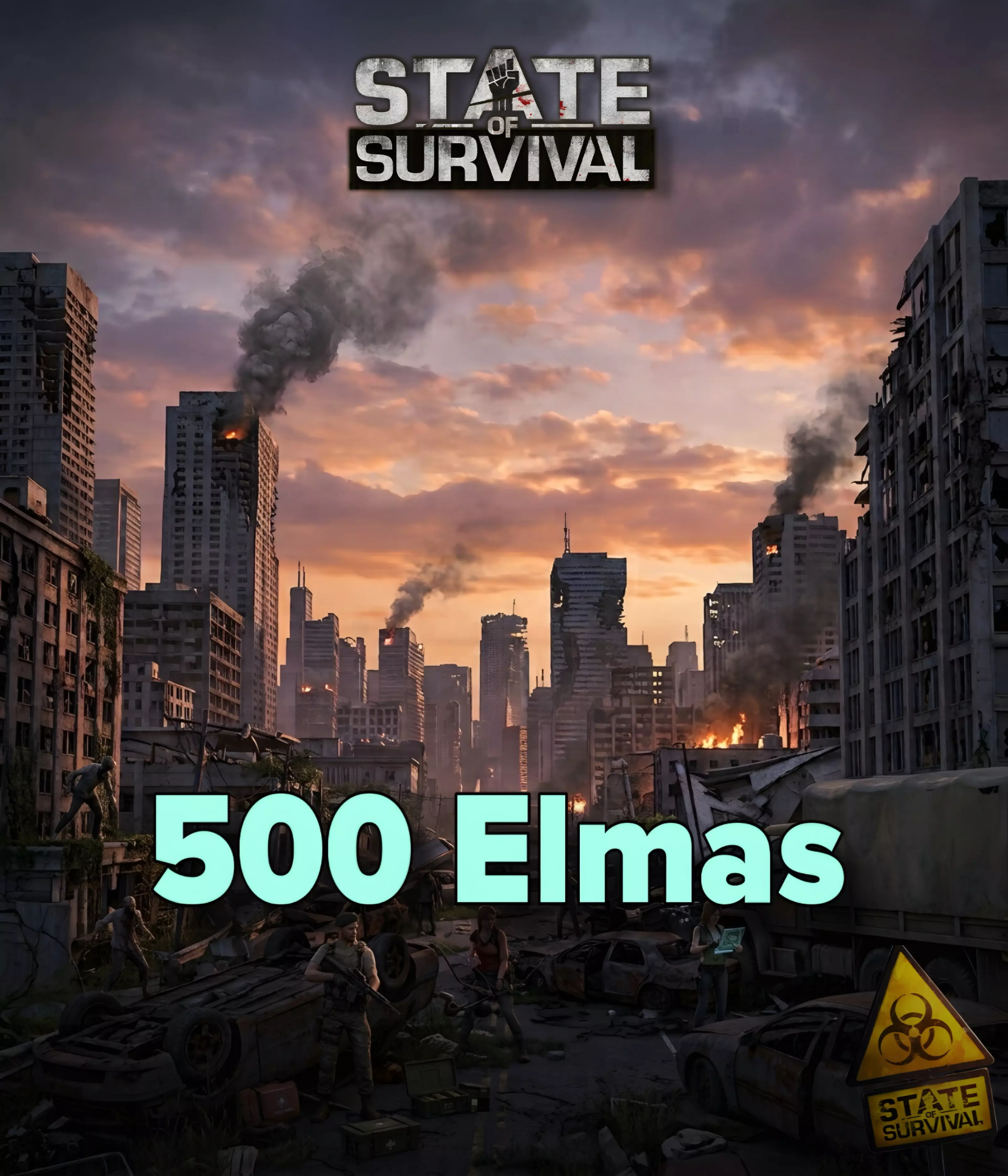State Of Survival Zombie Wars 500 Elmas