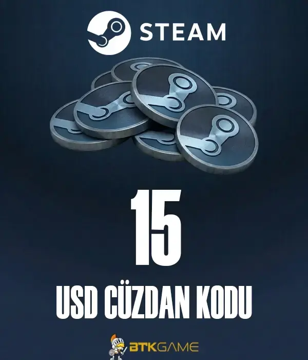 Steam 15 USD Cüzdan Kodu