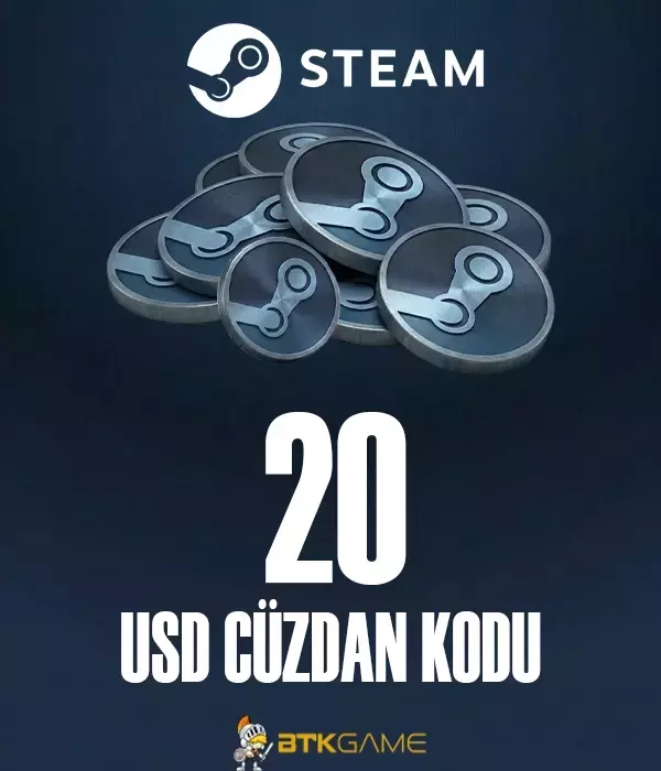 Steam 20 USD Cüzdan Kodu