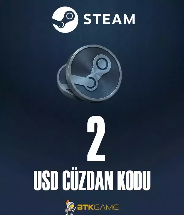 Steam 2 USD Cüzdan Kodu