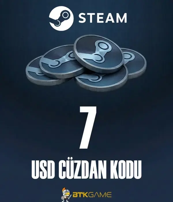 Steam 7 USD Cüzdan Kodu