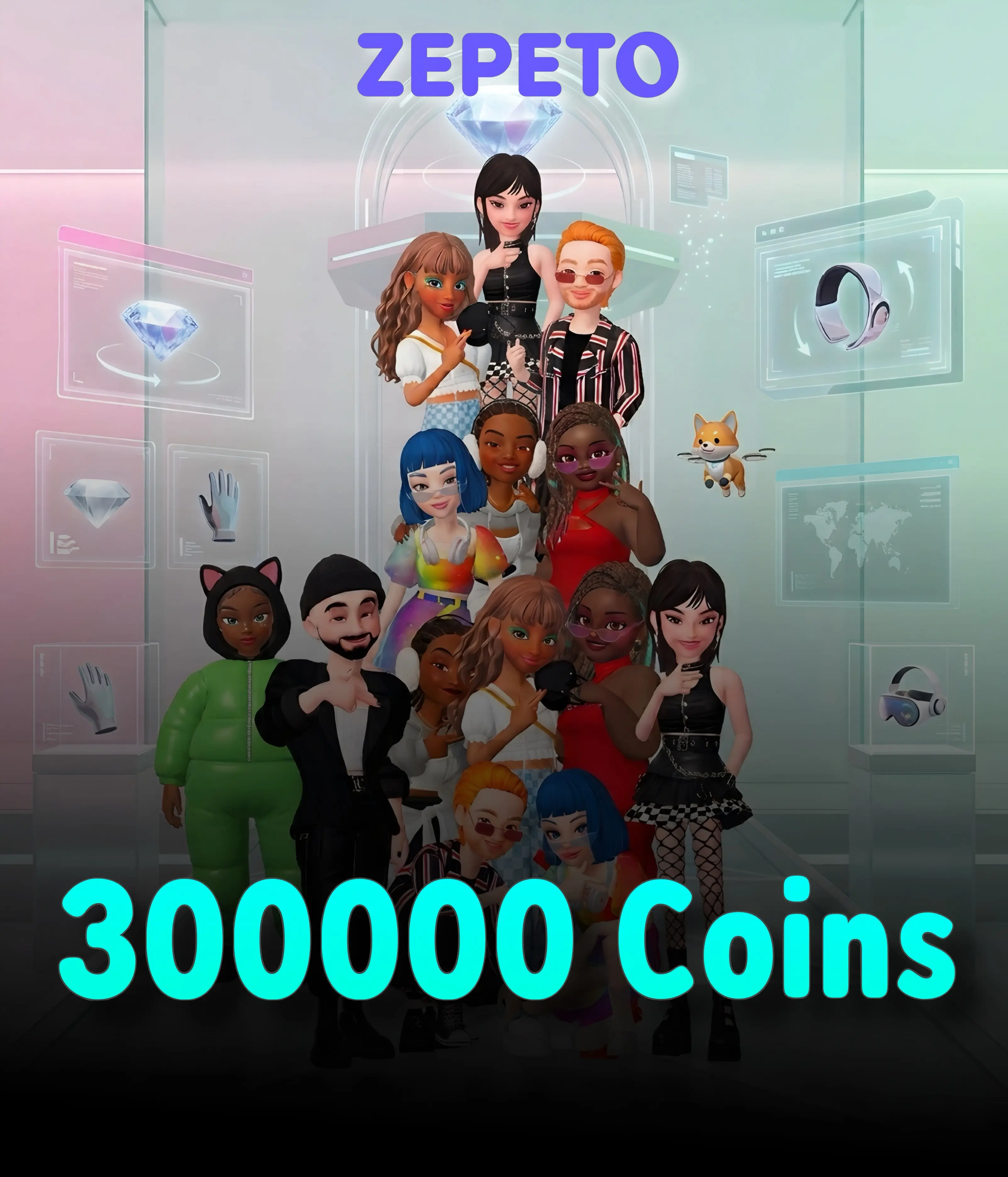 300000 Coins