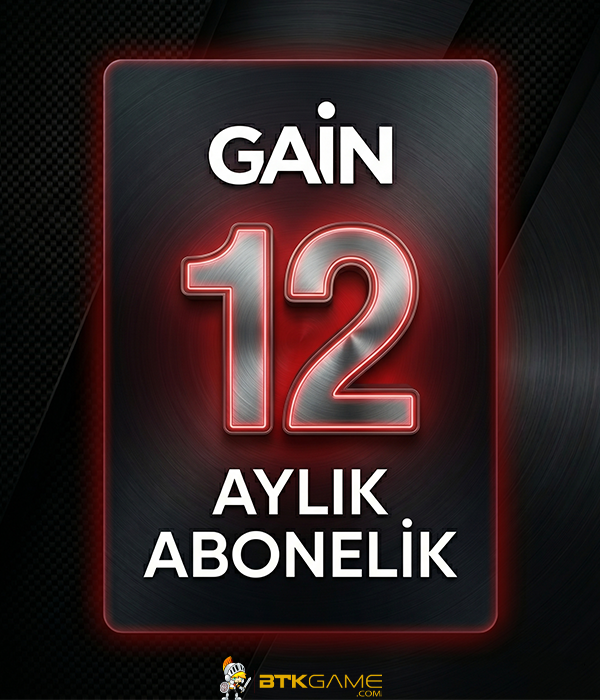 Gain 12 Aylık Abonelik