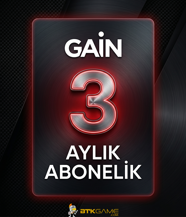 Gain 3 Aylık Abonelik