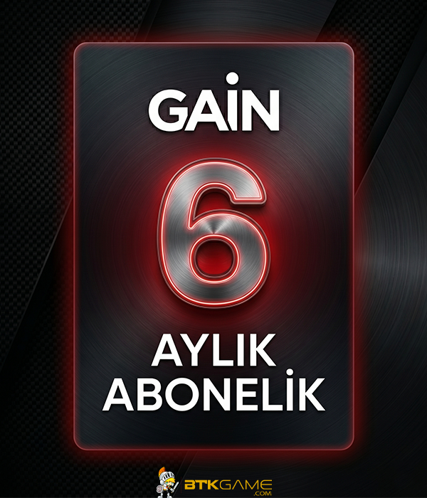 Gain 6 Aylık Abonelik