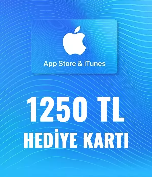 App Store & İtunes Hediye Kartı 1250 TL
