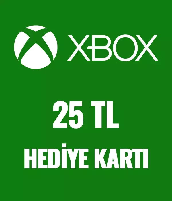 Xbox Live 25 TL Hediye Kartı