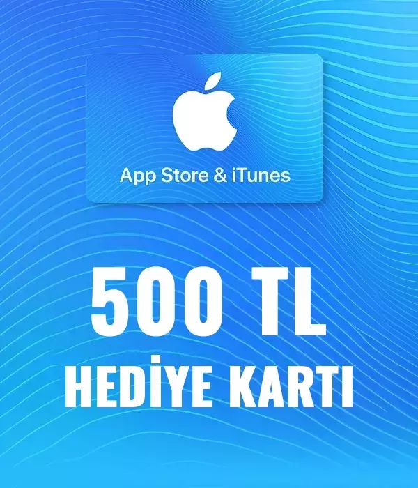 App Store & İtunes Hediye Kartı 500 TL