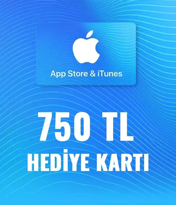 App Store & İtunes Hediye Kartı 750 TL