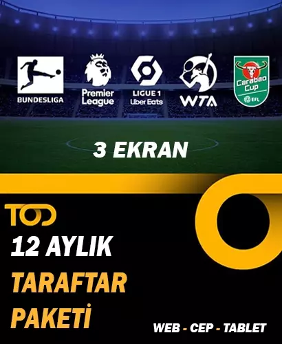 TOD Taraftar 12 Aylık 3 Ekran