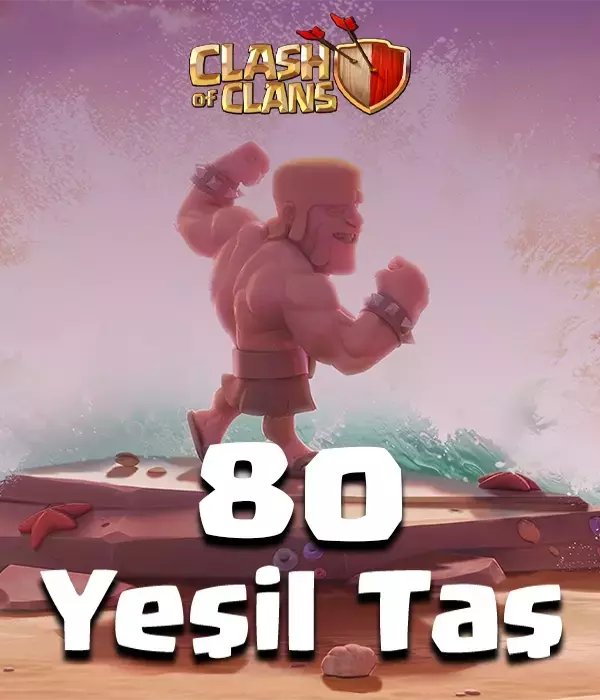 Clash of Clans 80 Yeşil Taş