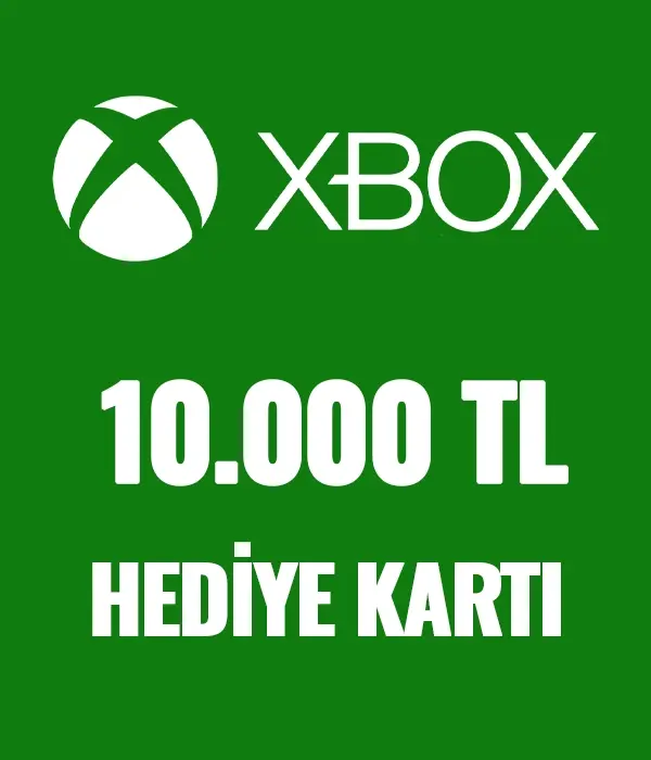Xbox Live 10000 TL Hediye Kartı