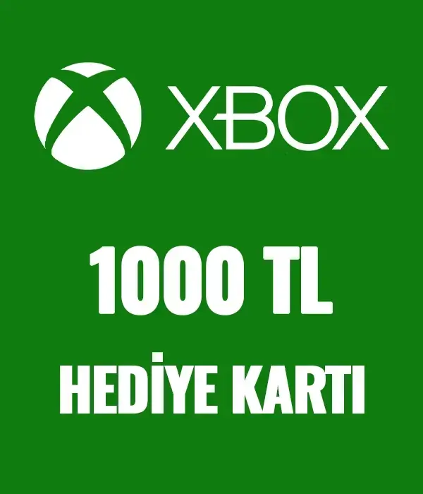 Xbox Live 1000 TL Hediye Kartı
