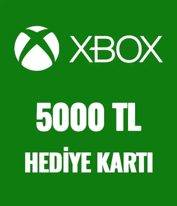 Xbox Live 5000 TL Hediye Kartı