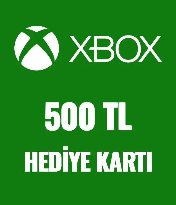 Xbox Live 500 TL Hediye Kartı