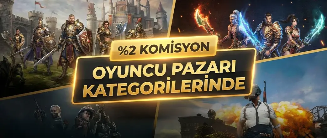 BursaGB Oyuncu Pazarı Kategorilerinde %2 Komisyon Kampanyası Başladı