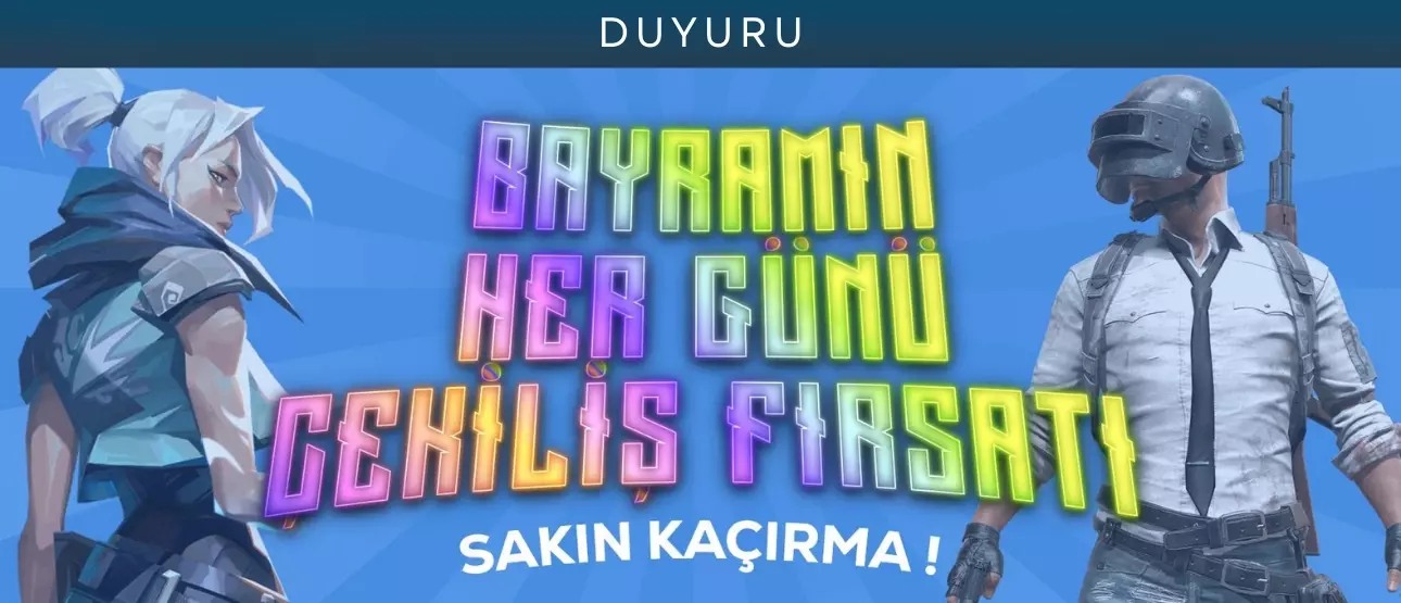 🎉 Bayramın Her Günü Çekiliş Fırsatı BursaGB'de! 🎮 🎉 Bayramın Her Günü Çekiliş Fırsatı BursaGB'de! 🎮