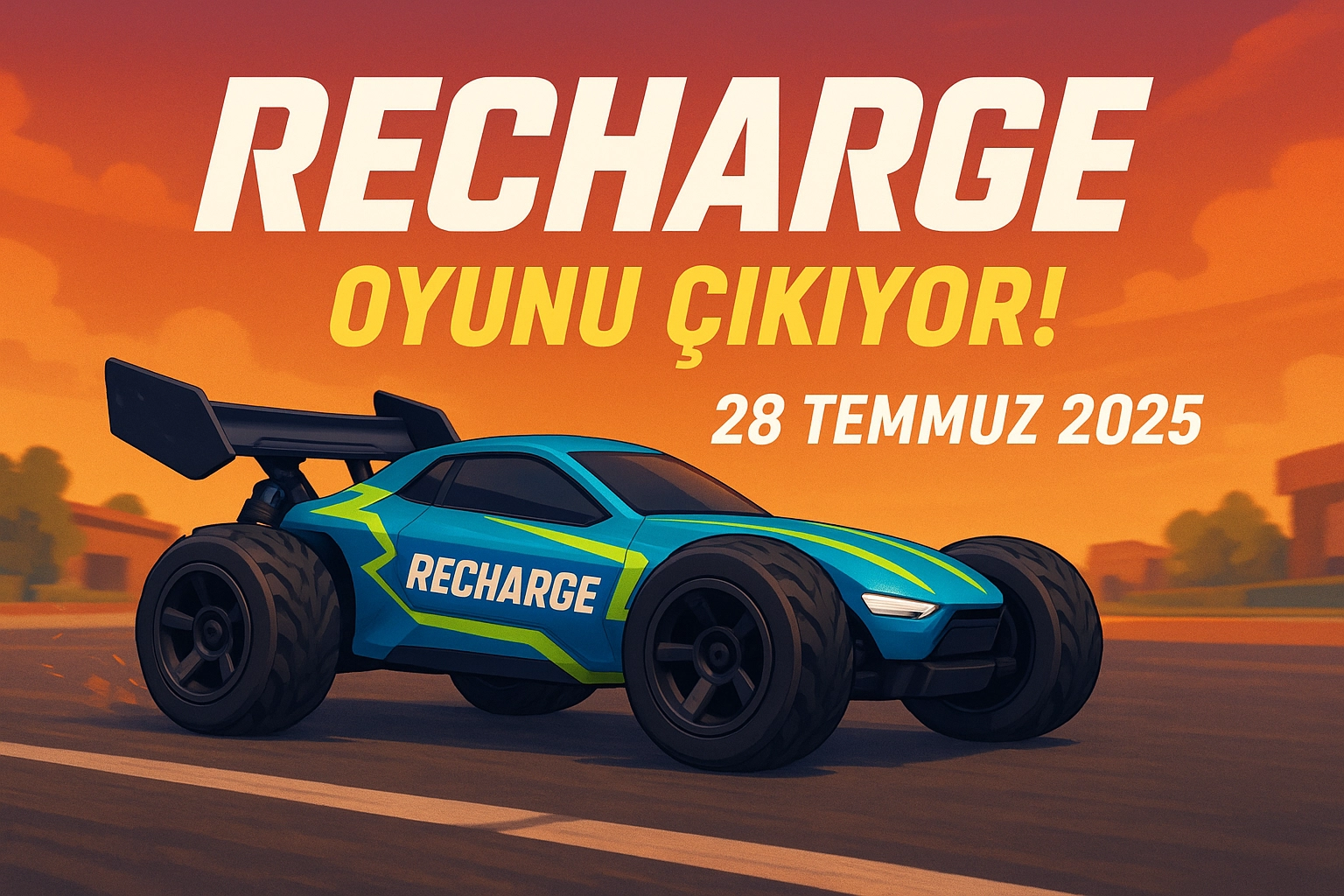 Recharge Oyunu Çıkıyor: RC Yarış Heyecanı Başlıyor!