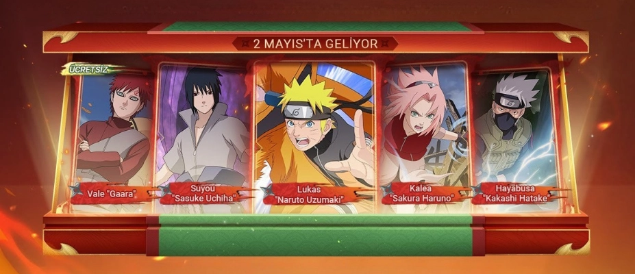 MLBB x Naruto İş Birliği: Naruto'nun İkonik Karakterleri