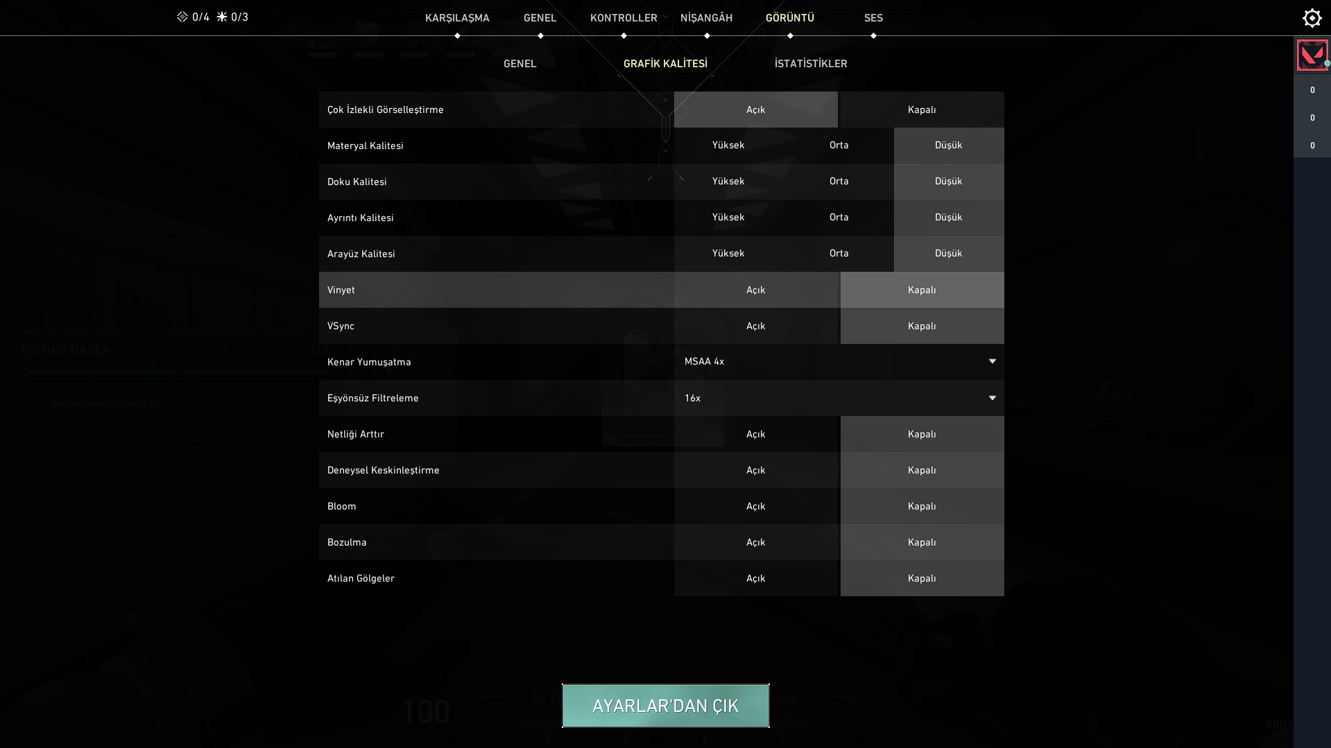 Valorant Grafik Ayarlarıyla FPS Nasıl Artırılır?