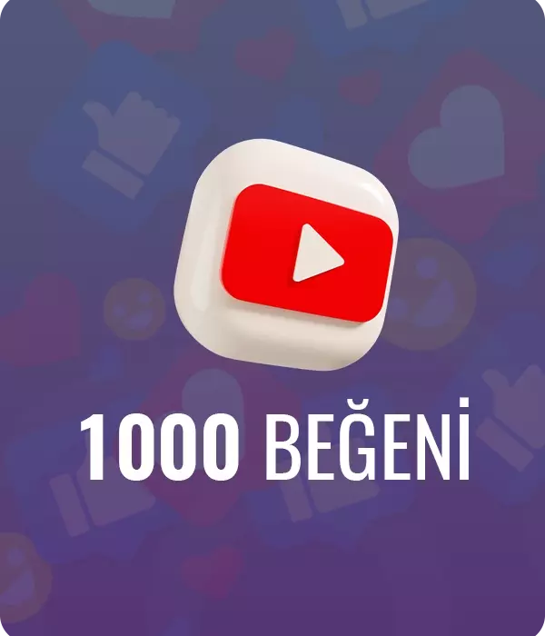 YouTube 1000 Beğeni