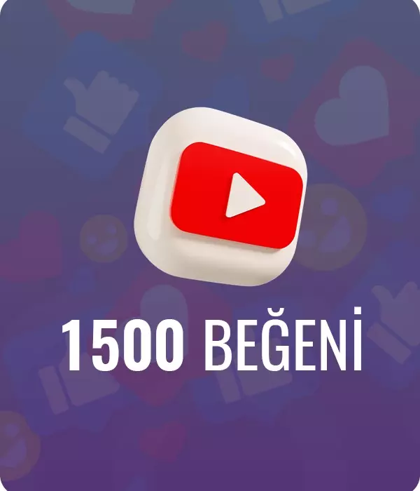 YouTube 1500 Beğeni