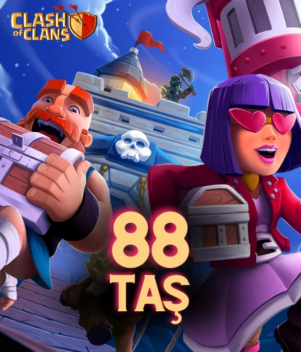 Clash Of Clans - 88 Yeşil Taş