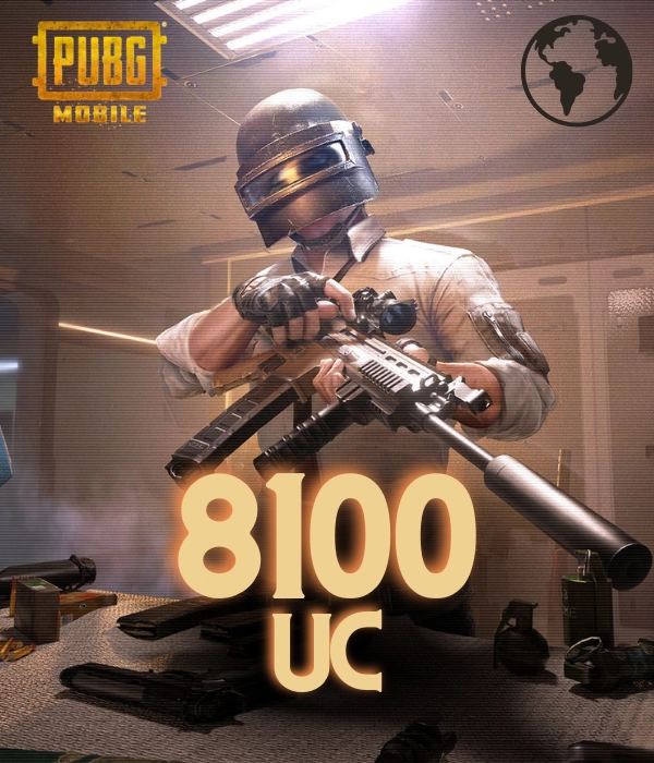 Pubg Mobile 8100 UC - Global