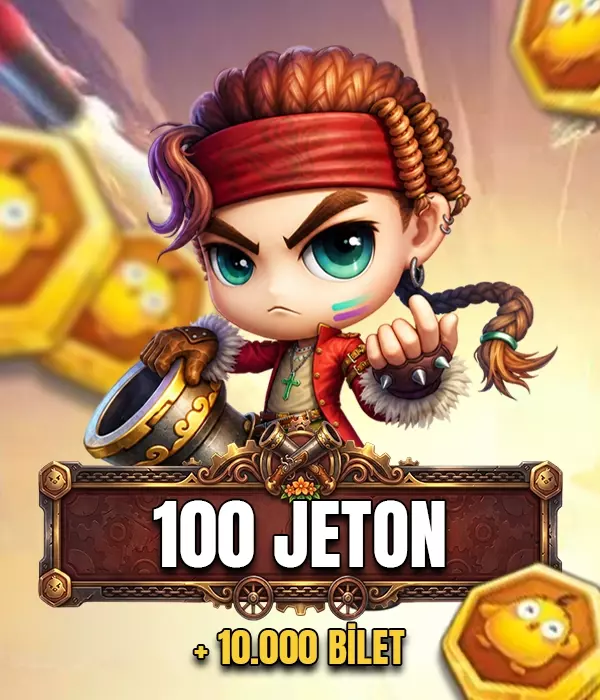 100 Civciv Jetonu + 10.000 Bilet