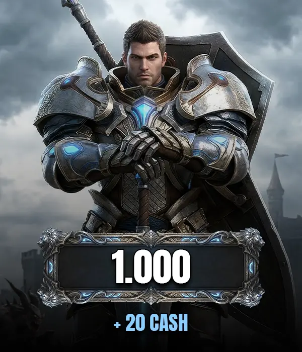 Rise Online World 1.000 Cash + 20 Cash