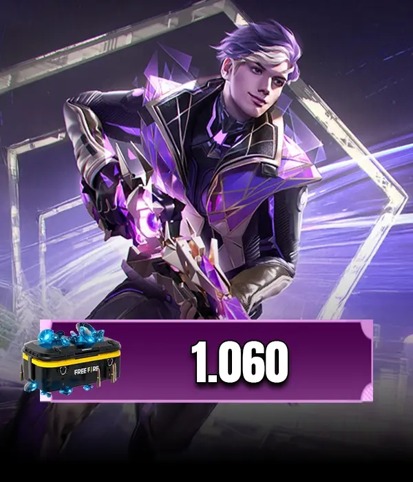 Free Fire 1060 Diamonds (EU/TR)