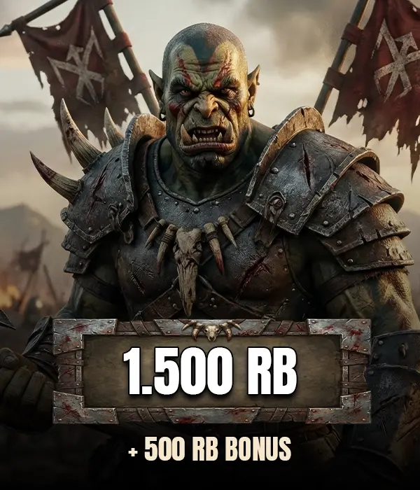 World Of Knight 1500 RB + 500 RB Bonus