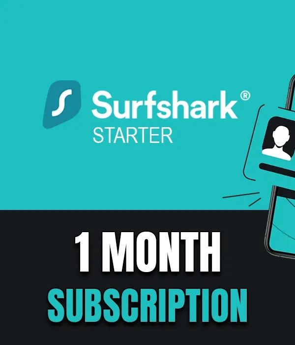 Surfshark Starter - 1 Month Subscription