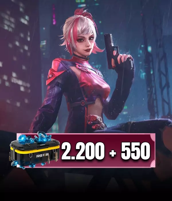 TR Free Fire 2200 + 550 Elmas