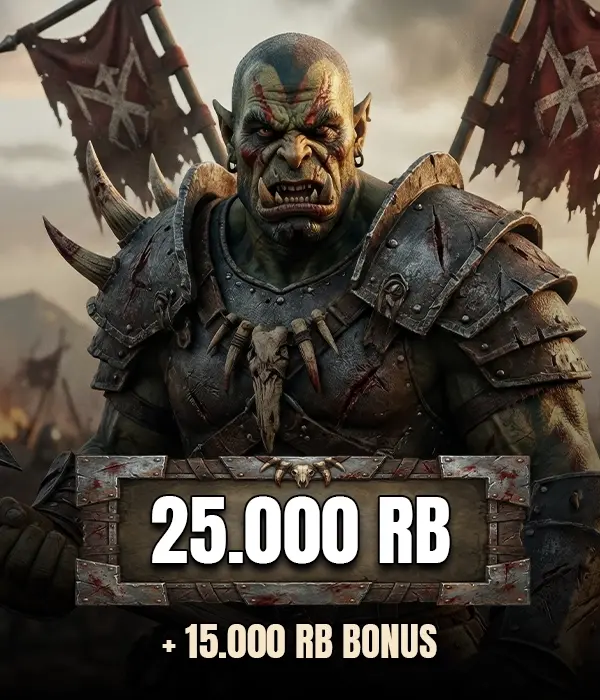 World Of Knight 25000 RB + 15000 RB Bonus