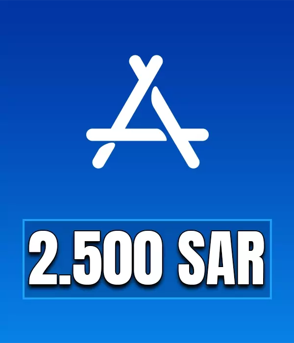 App Store & iTunes Gift Card 2500 SR