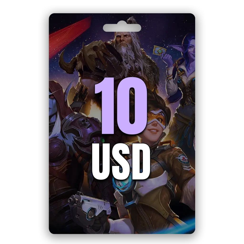 Battlenet Blizzard Gift Card 10 USD