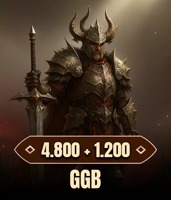 4800 GGB + 1200 Bonus GGB