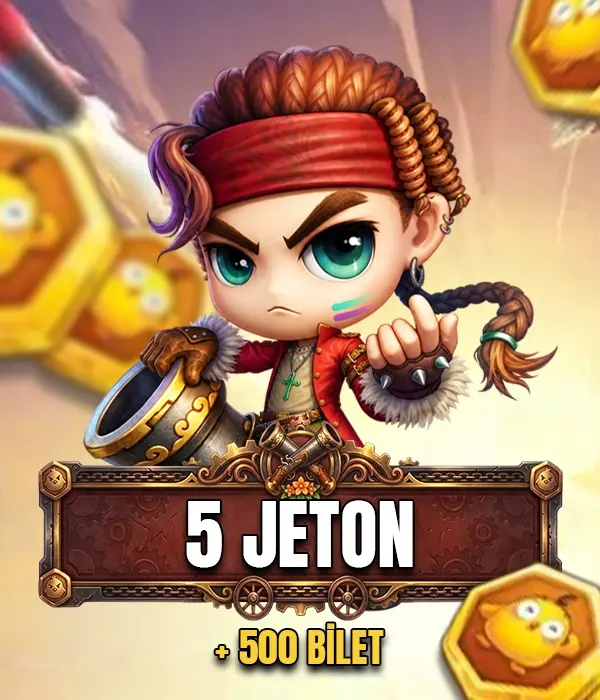 5 Civciv Jetonu + 500 Bilet