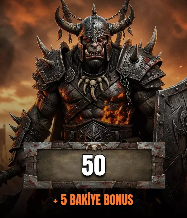 The Knight World 50 + 5 Bakiye