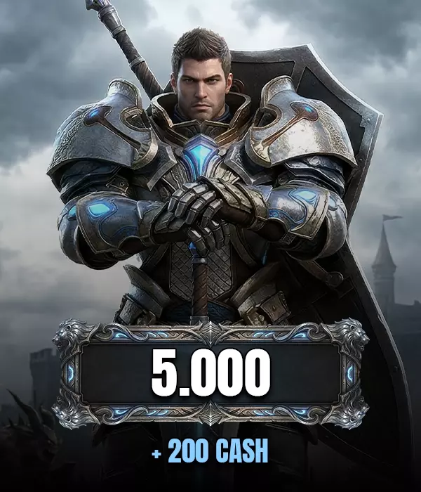Rise Online World 5.000 Cash + 200 Cash