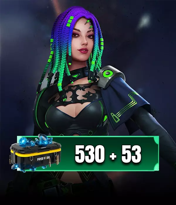 Free Fire 530 + 53 Diamond MENA