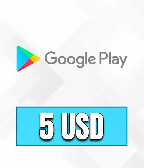 Google Play 5 USD Gift Card