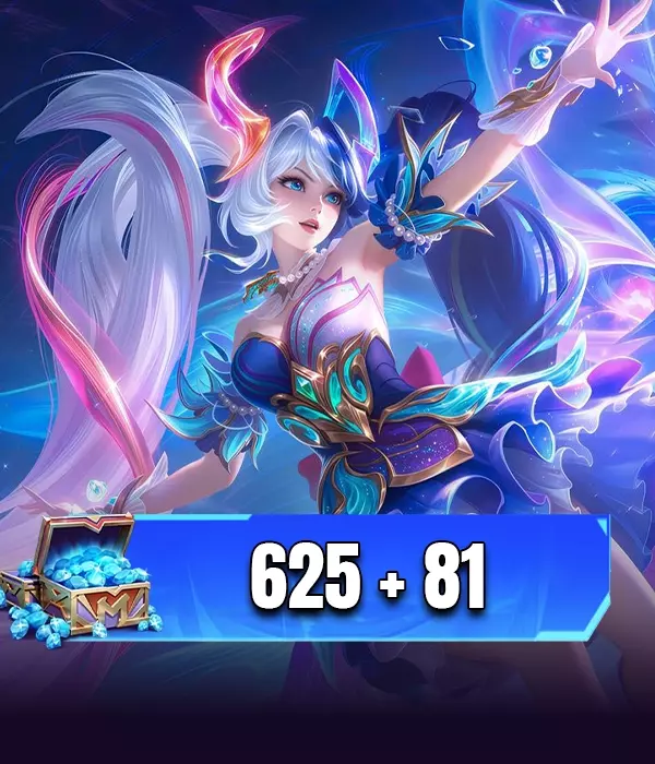 Mobile Legends 625 + 81 Elmas
