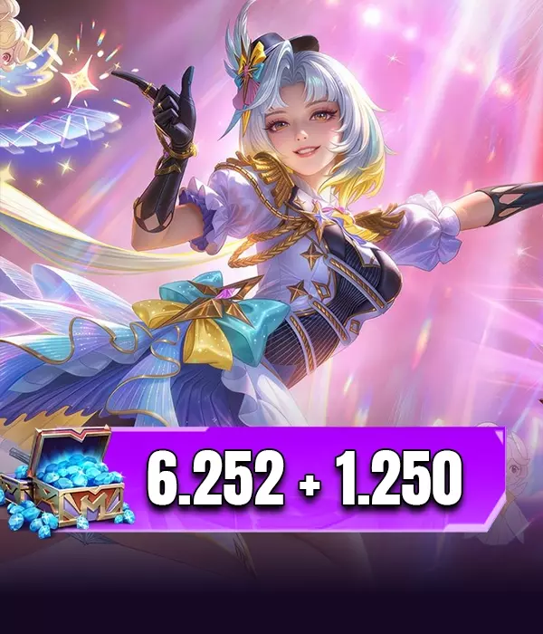 Mobile Legends 6252 + 1250  Elmas