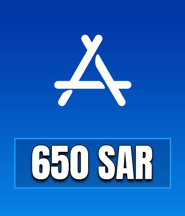 App Store & iTunes Gift Card 650 SR