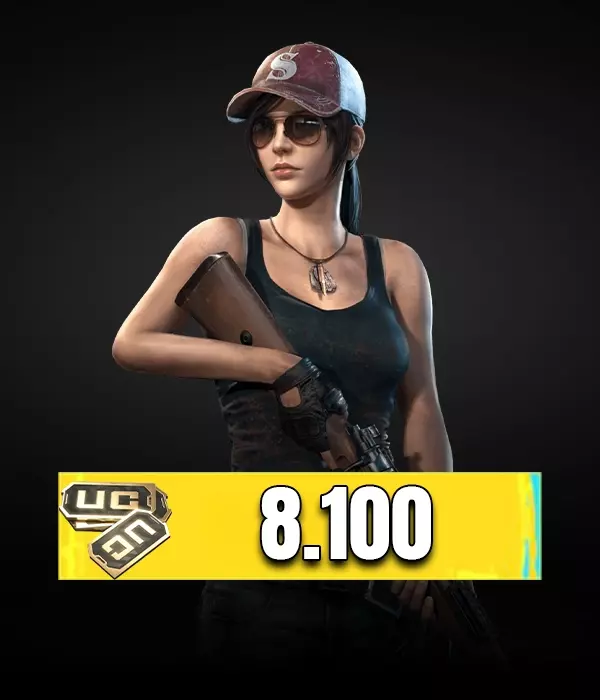 PUBG Mobile 8100 UC