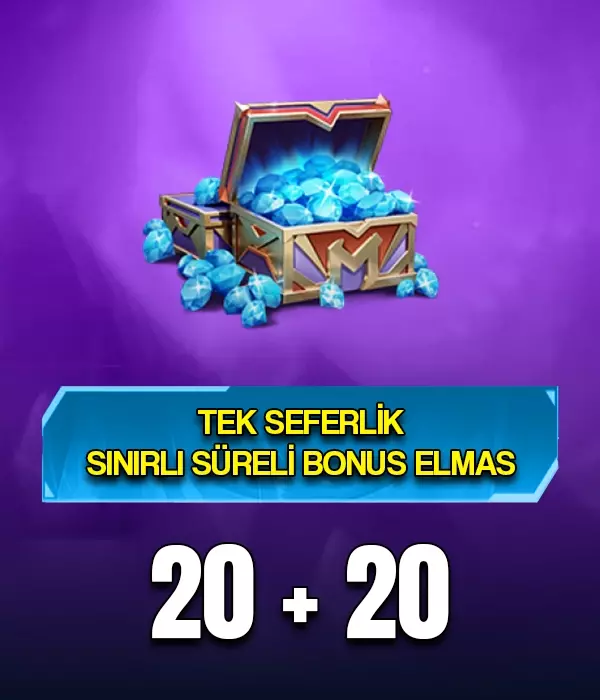 Mobile Legends Bang Bang 20 + 20 Tek Seferlik Elmas