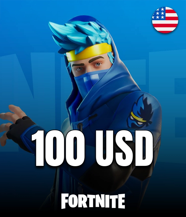Fortnite Card 100$-US Account (PS4-X-One-Nintendo Switch)